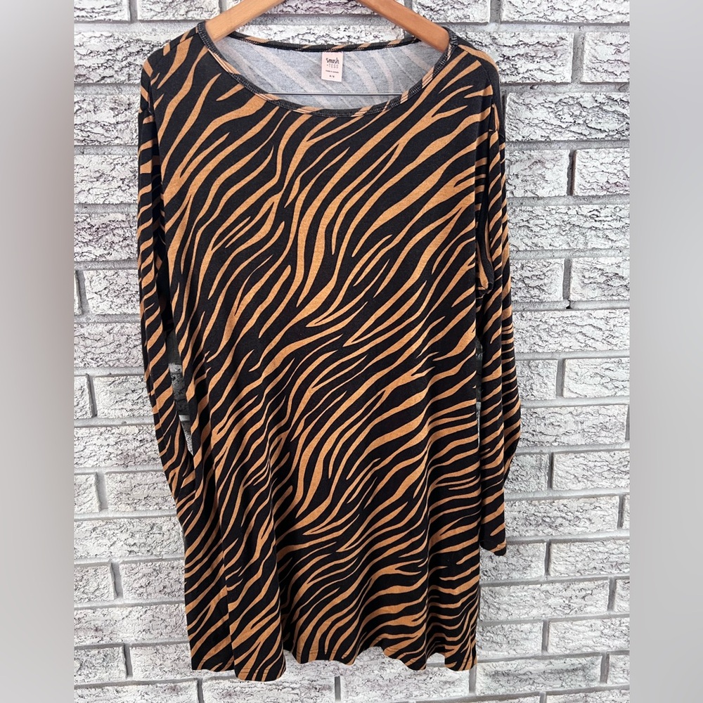 Smash + Tess Teresa Tiger Dress with Pockets
